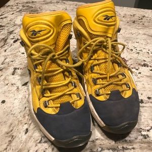 Reebok Question yellow/blue size 13